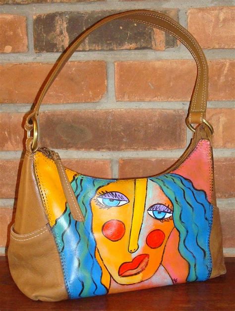 unique hand painted purses